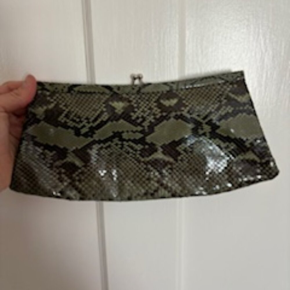 Snakeskin Glen Miller Clutch